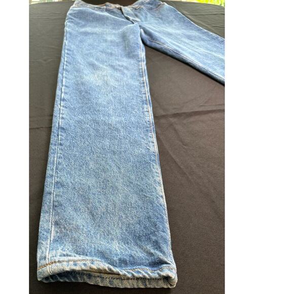 Vintage 80s Levi's 501 (17501-0138) Stonewash High Waisted Straight Leg Jeans 11 - Picture 16 of 16